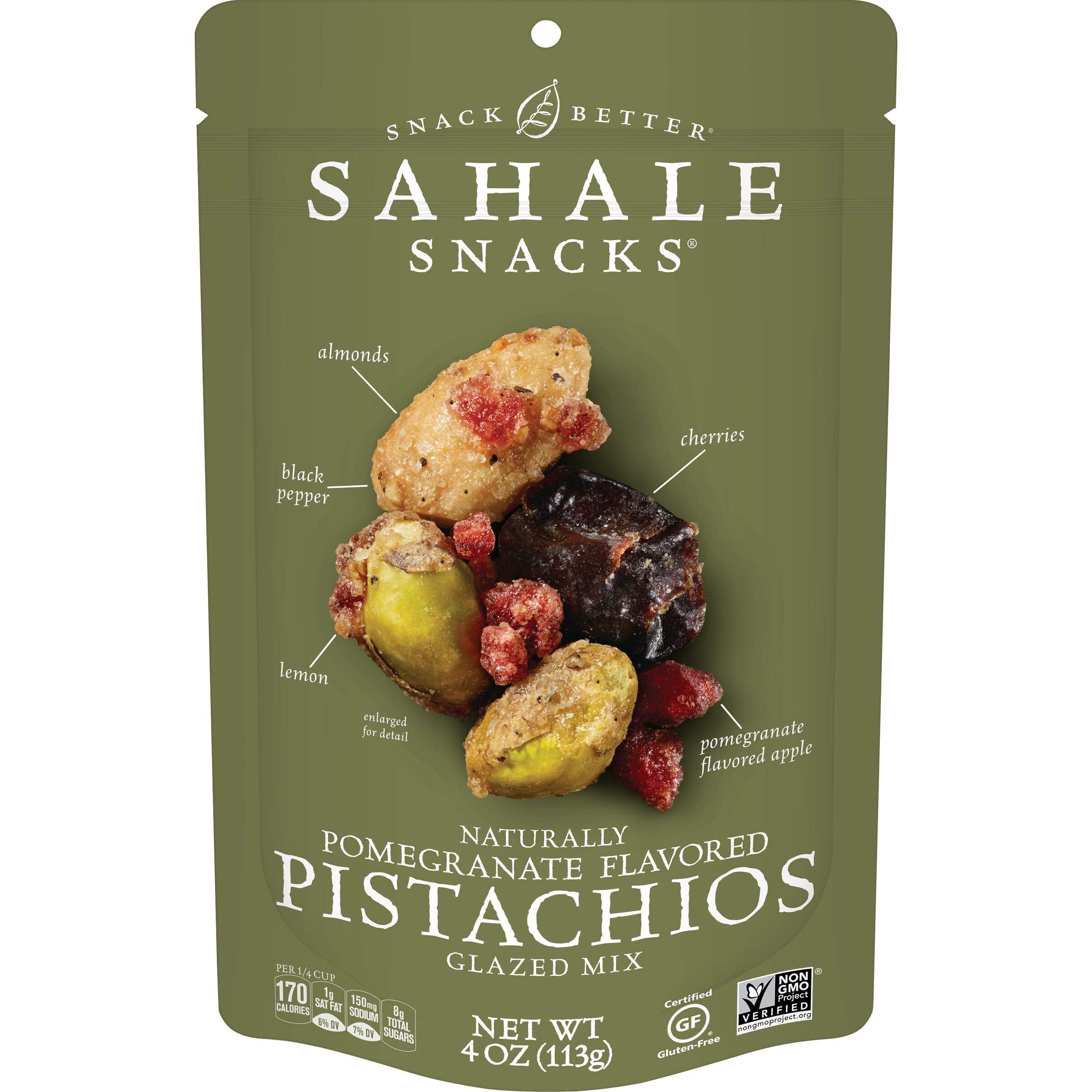 Product image of Sahale Snacks Pomegranate Flavored Pistachios Glazed Mix 4 oz 4 oz